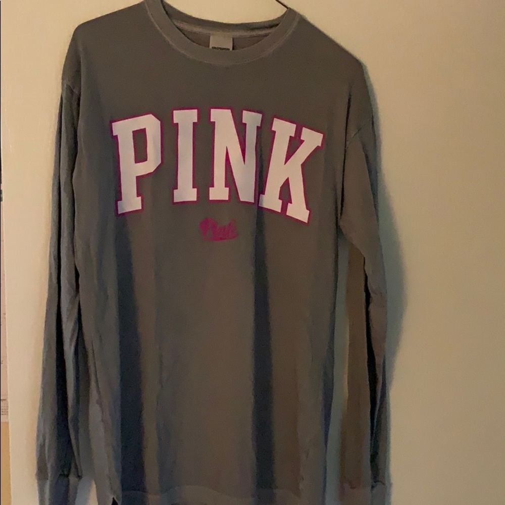 Pink VS Long sleeve lounge T-shirt
